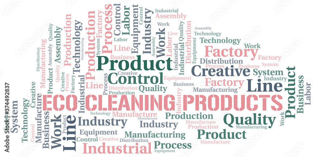 Eco Cleaning Products word cloud create with text only. Eco Cleaning Products word cloud create with text only.