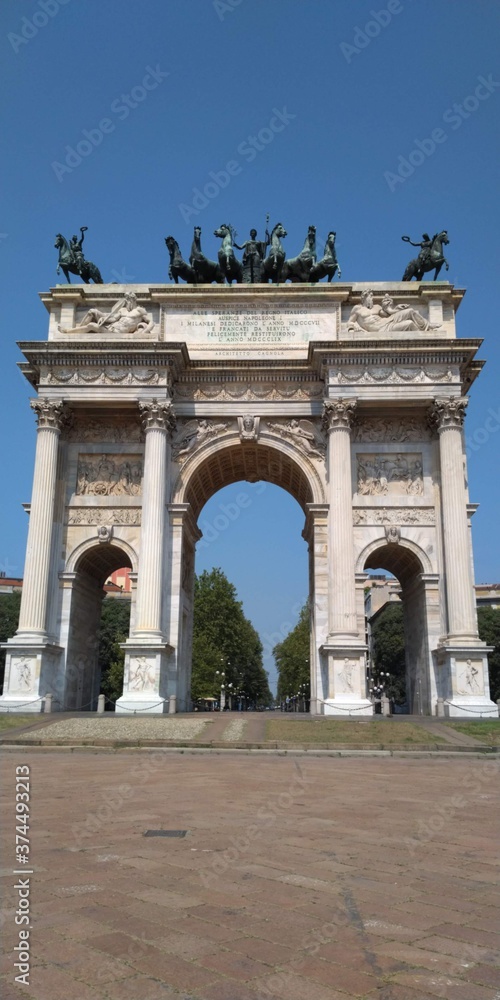 Milan Milano Arch / Europa Triumphal Arch Milano Milan Italy