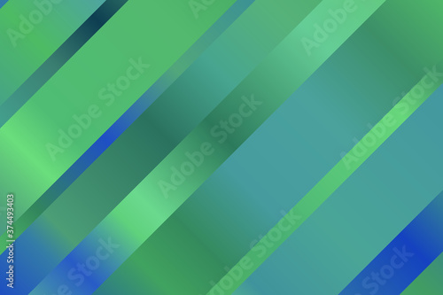 Gorgeous Green and light blue lines abstract vector background.