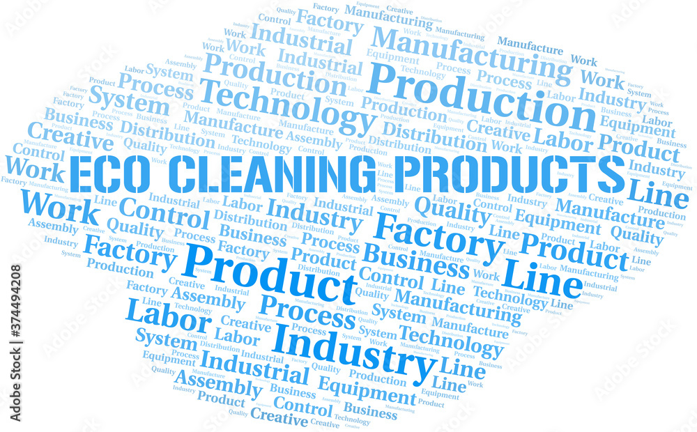 Eco Cleaning Products word cloud create with text only. Eco Cleaning Products word cloud create with text only.