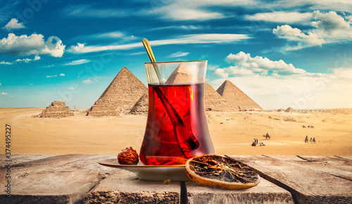 Tea and pyramids