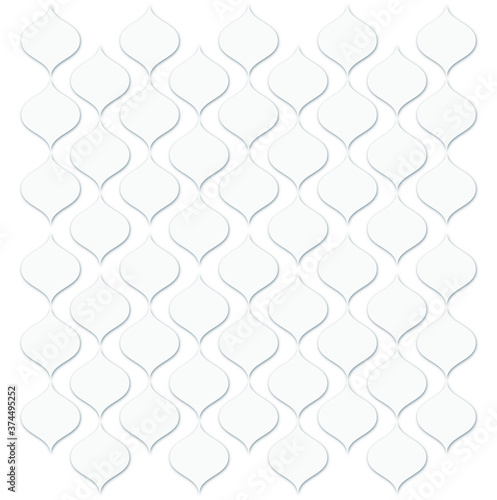 White seamless pattern