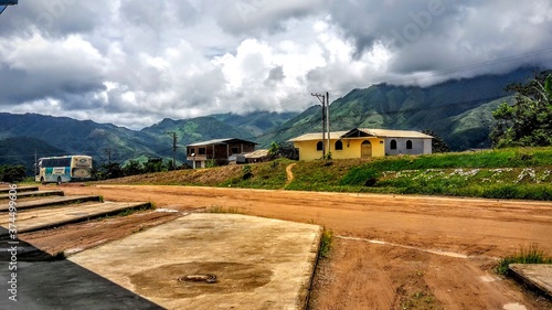 bus stop in Ecuador