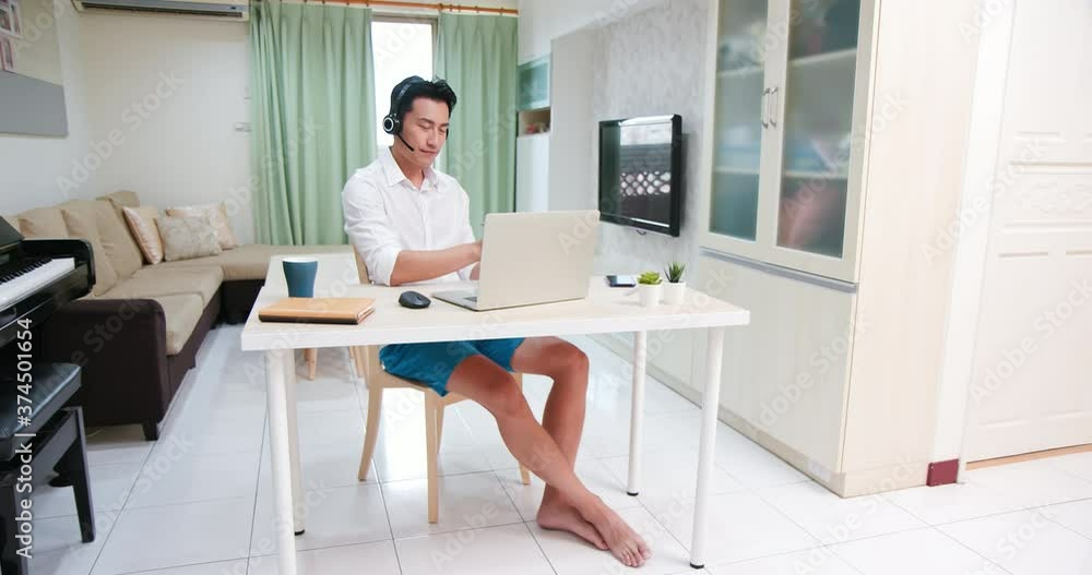 telework video meeting at home telework video meeting at home