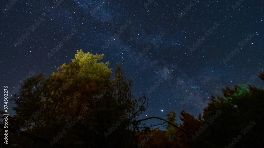 Milky Way over the Forest at the Troodos mountains in Cyprus. Milky Way over the Forest at the Troodos mountains in Cyprus.