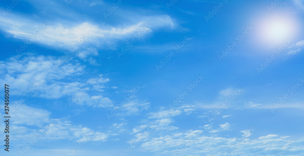 	
blue sky with beautiful natural white clouds	
