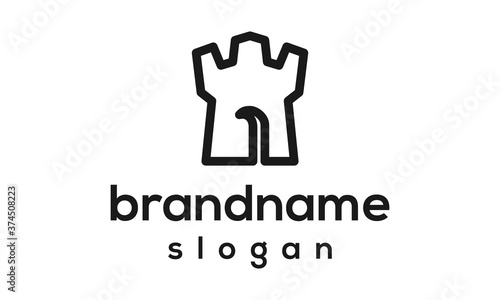 Castle logo design vector