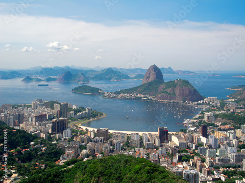 Panoramic view of Rio de Janeiro, Brazil