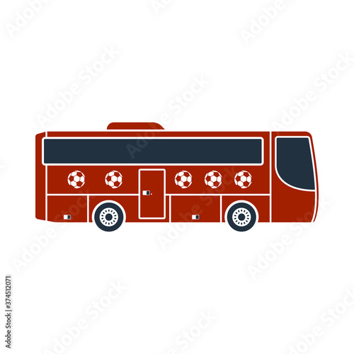 Football Fan Bus Icon