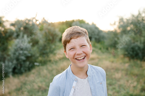 Portrait of a teen boy