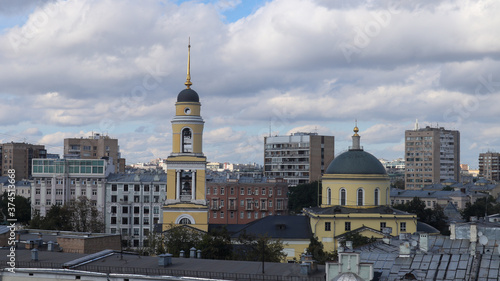 Photography view of the city of moscow