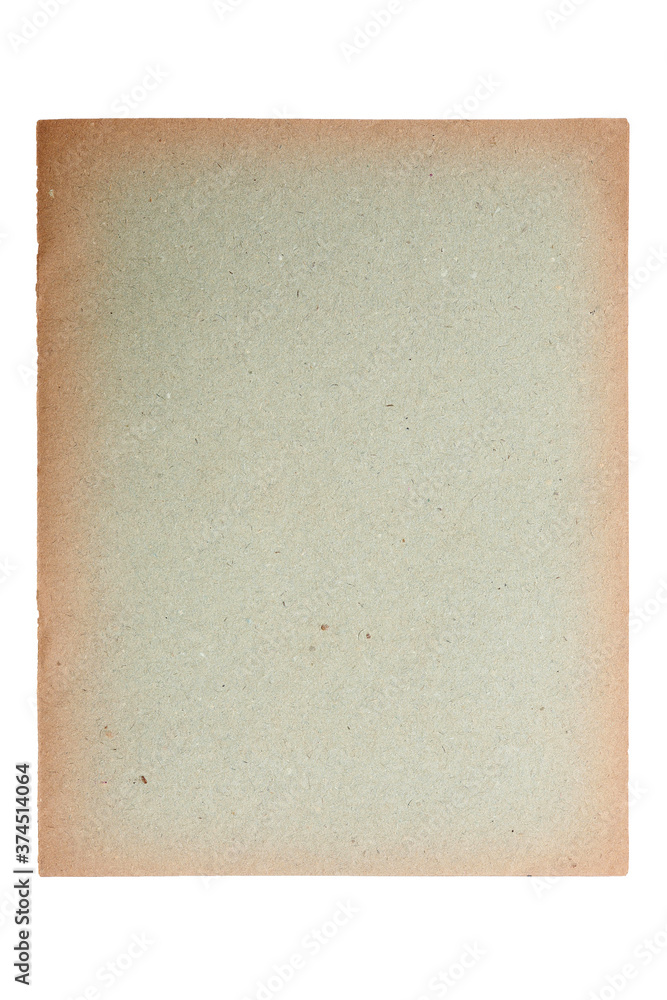 Isolated old brown worn out background paper texture