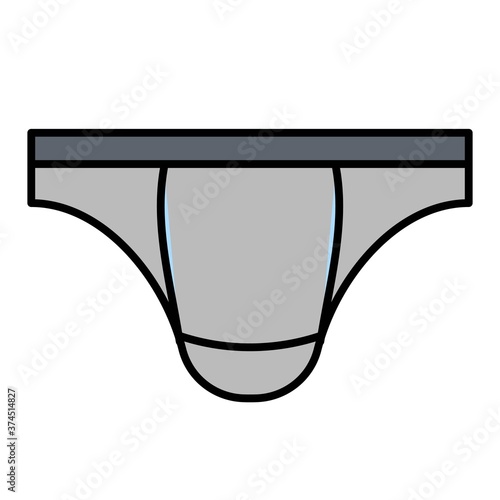 Swim trunks icon, Summer vacation related vector