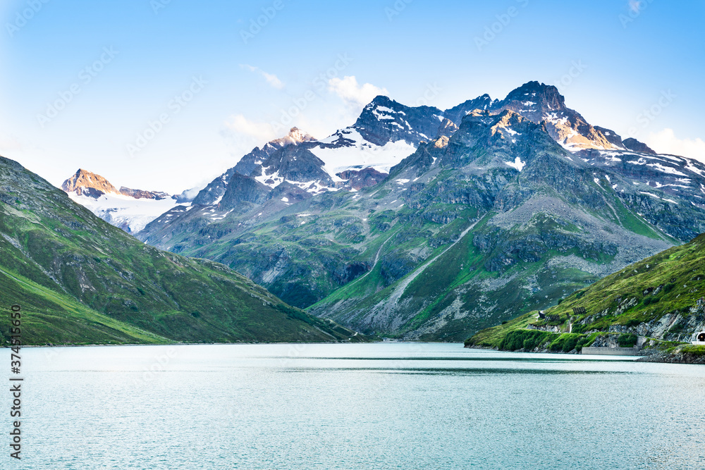 Vermunt Reservoir In Mountains