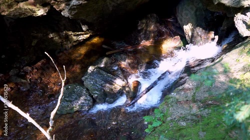 Hochfall Wasserfall bei Bodenmais im Bayerischen Wald Deutschlnad photo