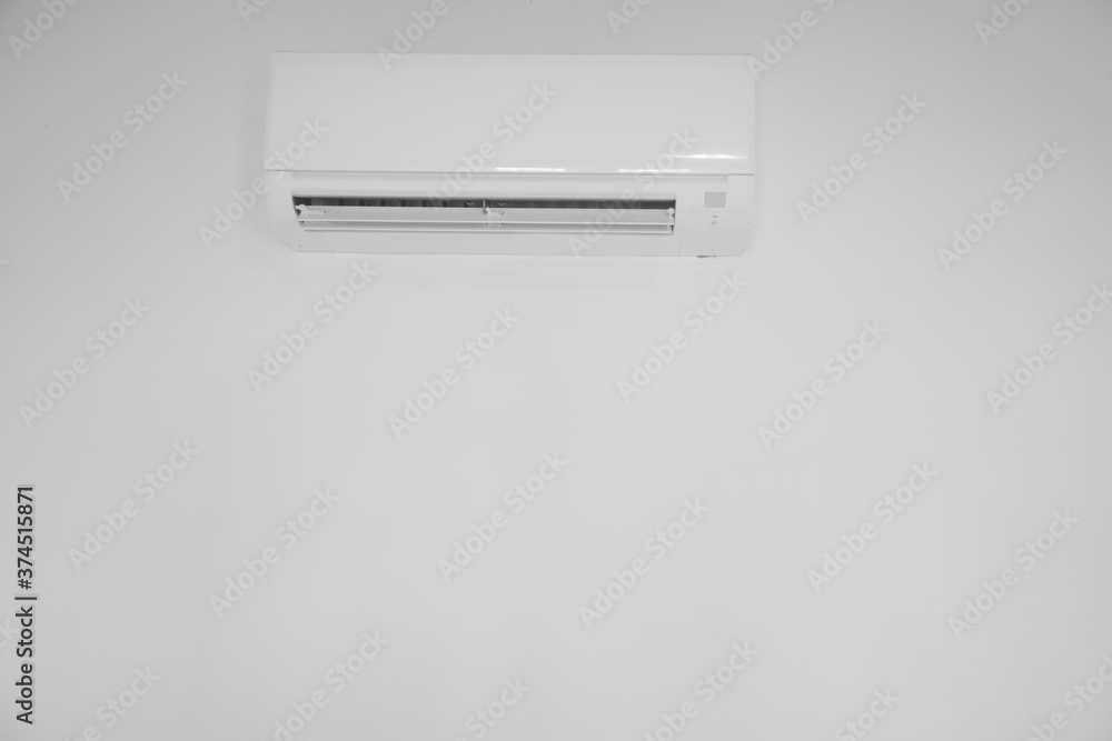Air conditioner on wall background Air conditioner on wall background