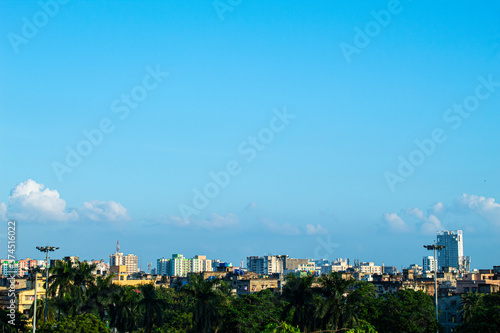 panoramic view of city skyline