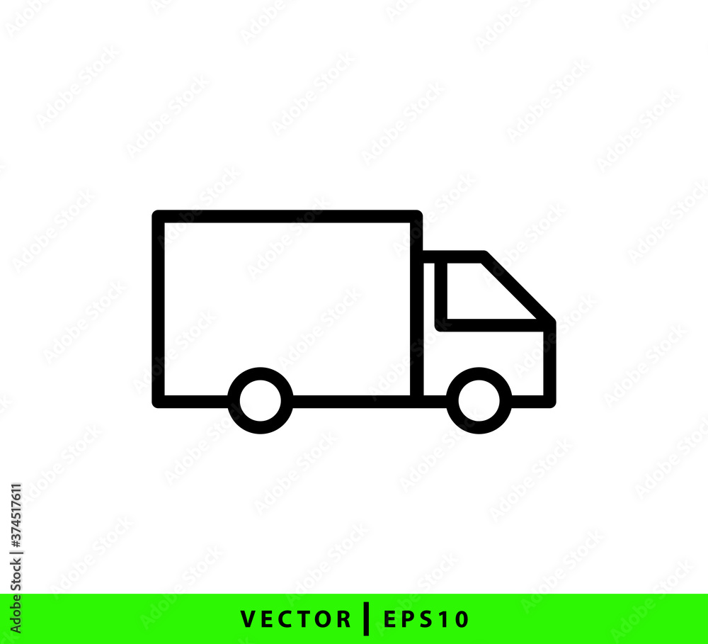 Shipping icon ,transportation icon vector logo design template