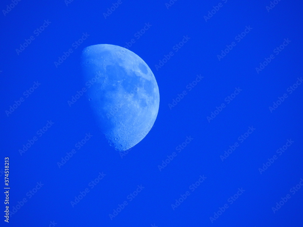 natural satellite of the earth the moon in various phases visible from the city of Białystok in Podlasie, Poland natural satellite of the earth the moon in various phases visible from the city of Białystok in Podlasie, Poland