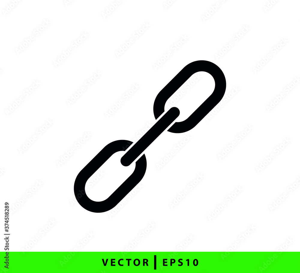 Chain icon vector logo design template
