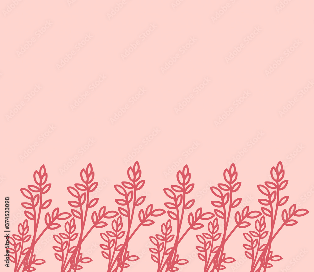 pink background with flowers and butterflies with blank copy space for writing your own text, graphic design illustration wallpaper pink background with flowers and butterflies with blank copy space for writing your own text, graphic design illustration wallpaper