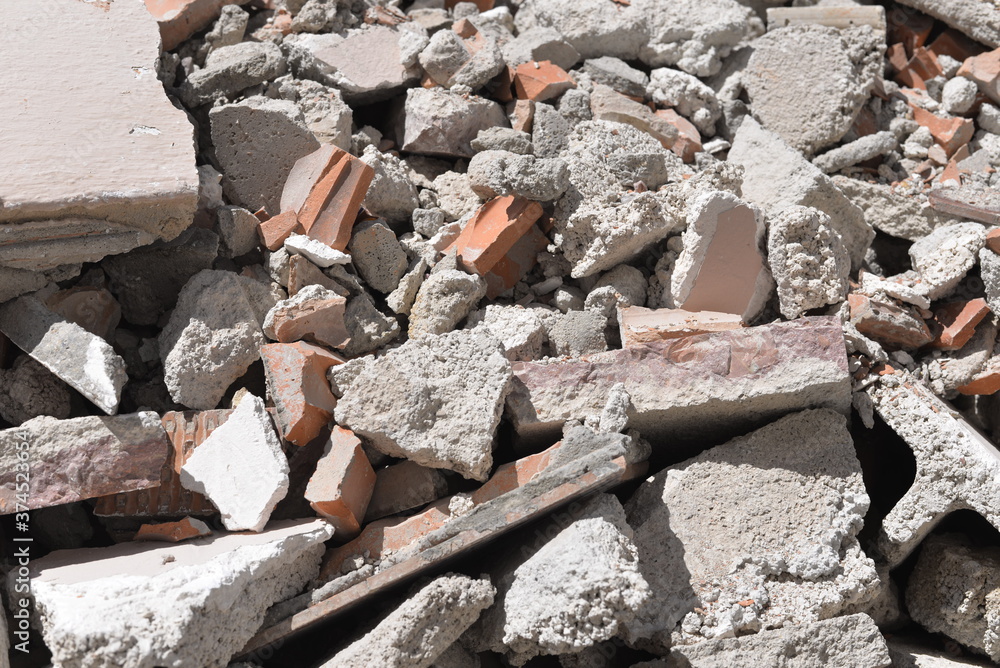 Fototapeta premium Trozos de construcción de casa antigua