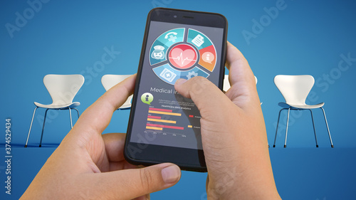 Healthcare app and waiting ...