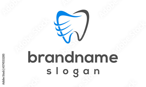 Dental logo design vector