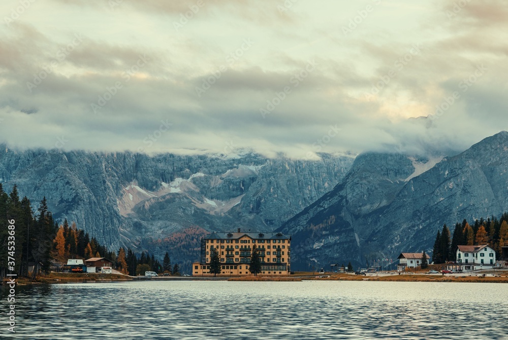 Fototapeta premium Dolomites village