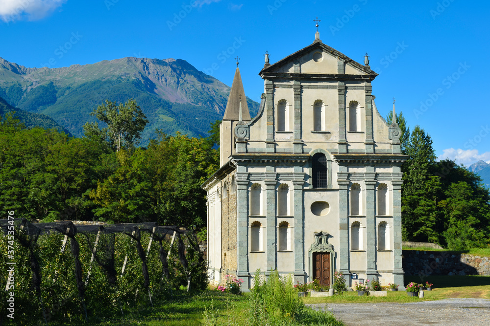 Naklejka premium Valtellina - Santuario Madonna del Piano