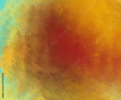 abstract watercolor background autumn color 