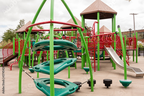 Photography Empty playground in a New York City park