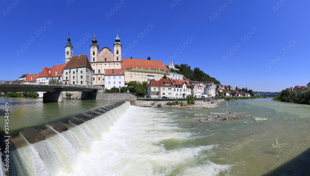 Panorama of Steyr, Upper Austria