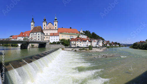 Obraz na płótnie Panorama of Steyr, Upper Austria w salonie