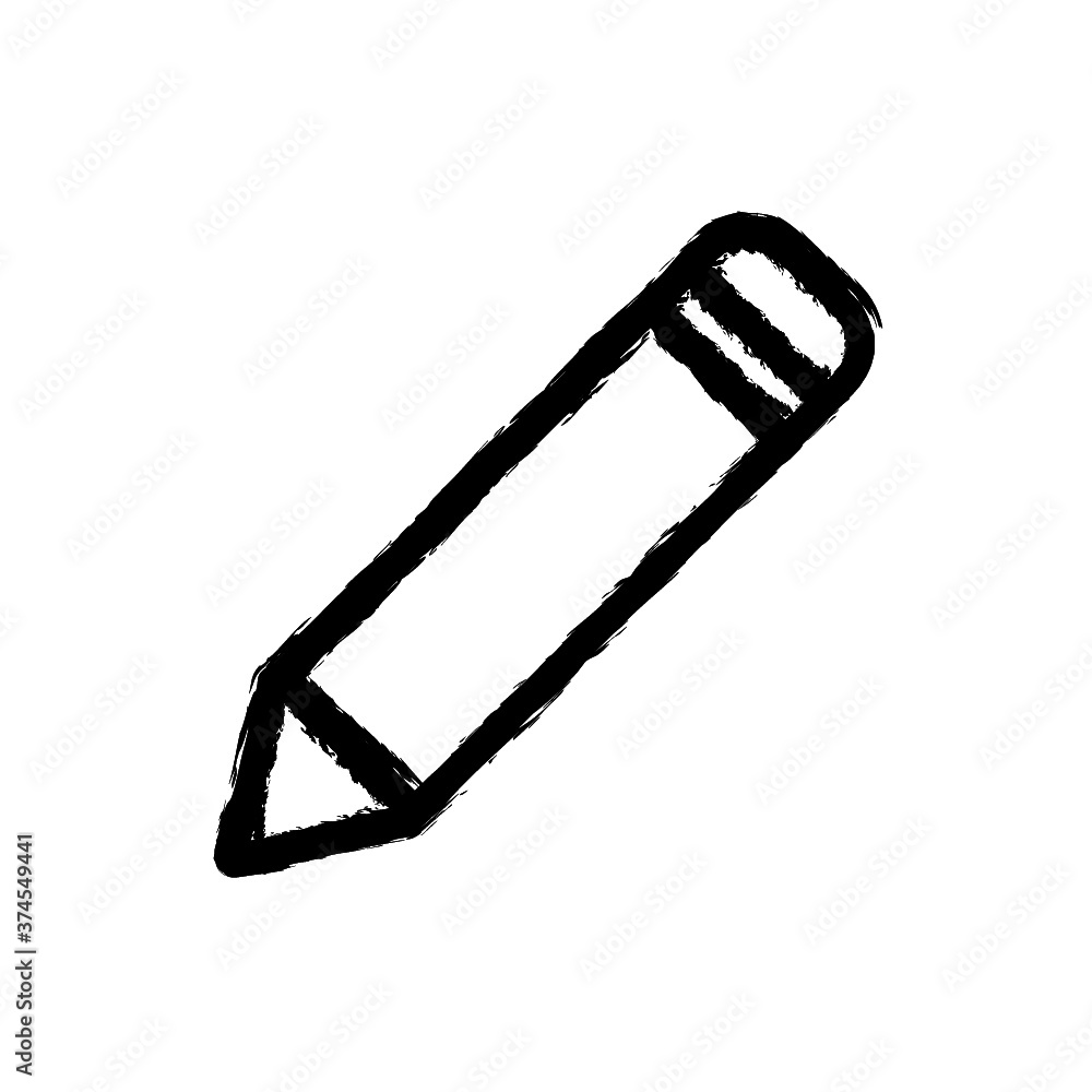 vector illustration hand drawn icon ofpencil 1 vector illustration hand drawn icon ofpencil 1