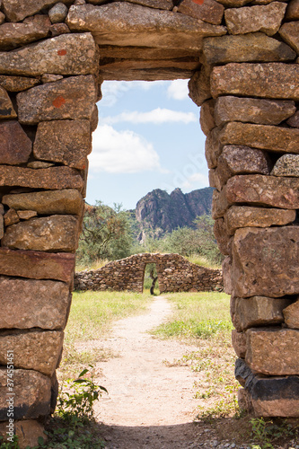 inca ruins El Shincal in Catamarca Argentina