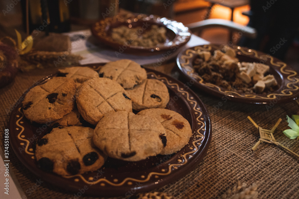 Fototapeta premium Tudor biscuits / cookies, old-fashioned recipe
