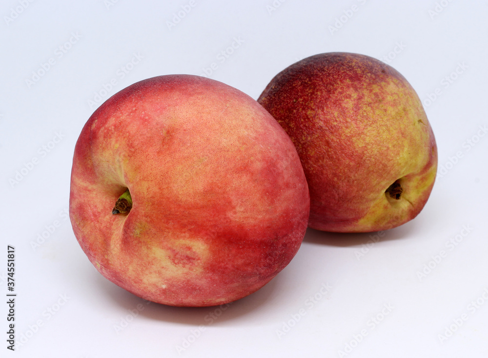 Nectarine fruit isolated on white background. A variation of peach Nectarine fruit isolated on white background. A variation of peach