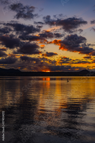 sunset over the lake © Ingmar