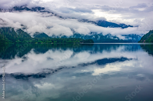Low Clouds over Crescent Lake © Scott Bufkin