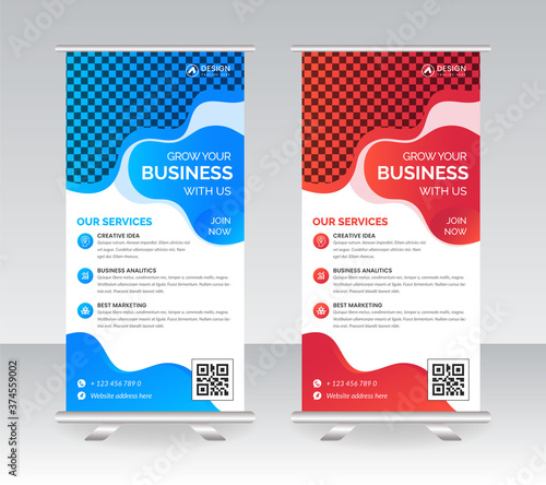roll-up banner design for corporate business