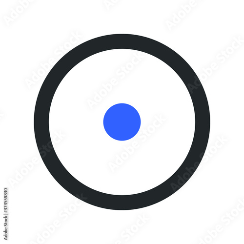 full stop point icon design