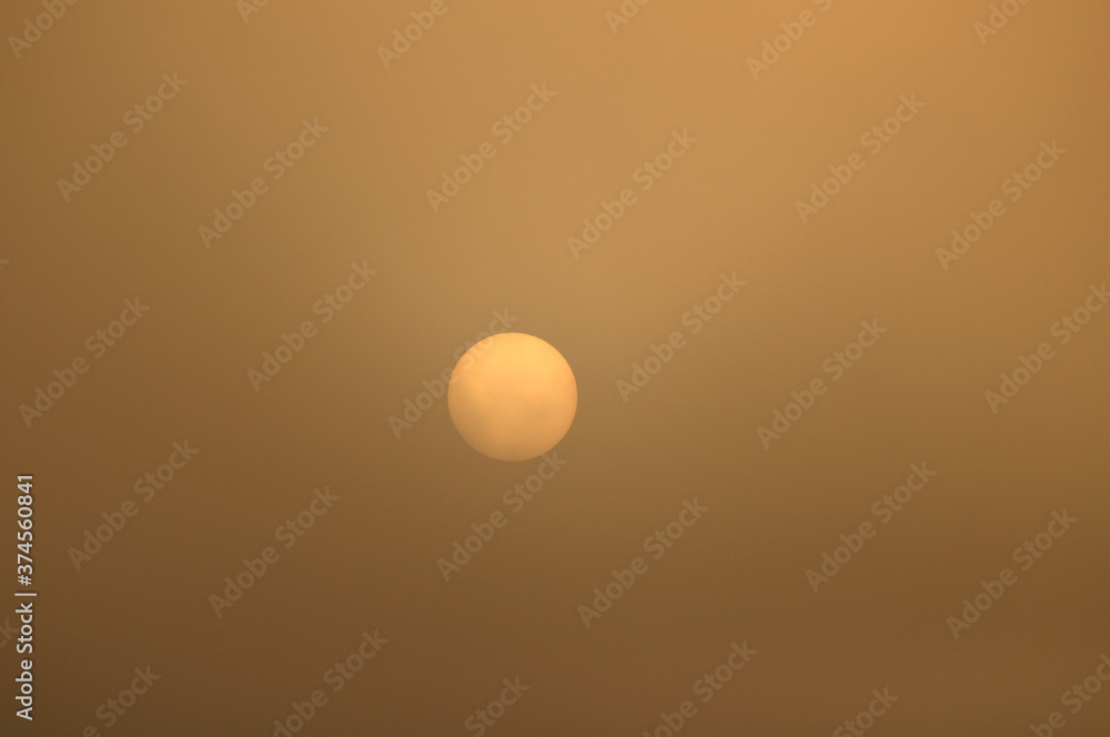 sun in the fog sun in the fog