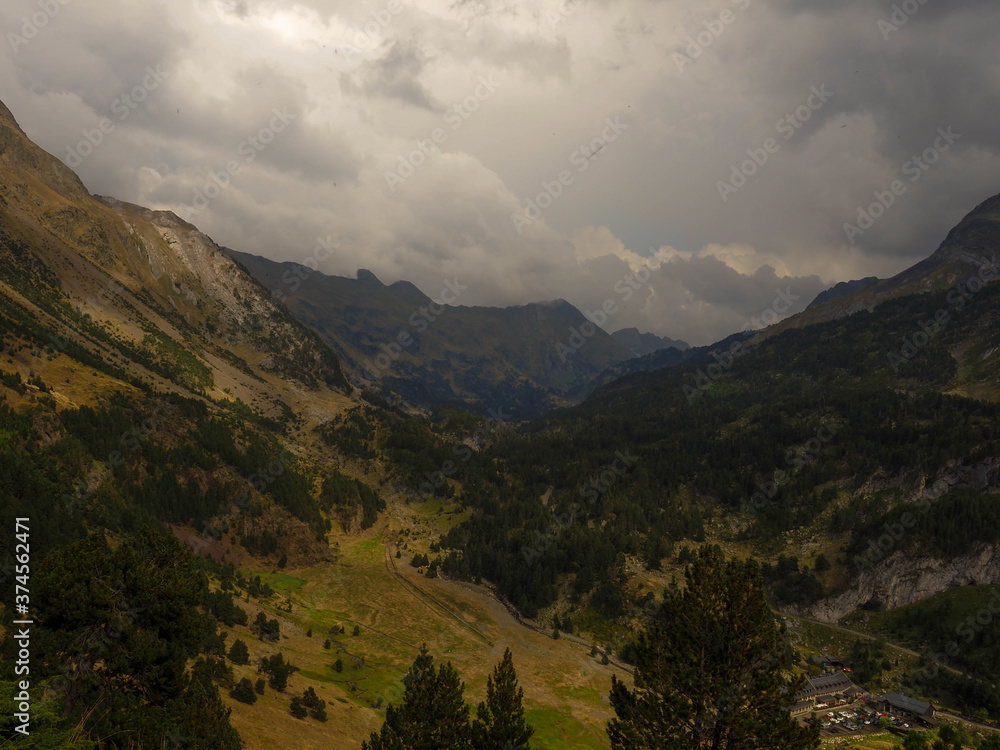 valley in the mountains of Benasque