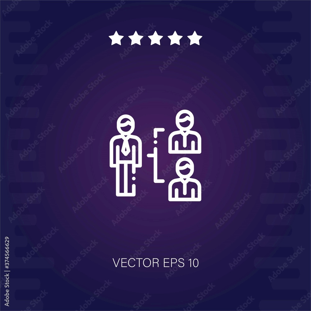 manager vector icon modern illustrator manager vector icon modern illustrator