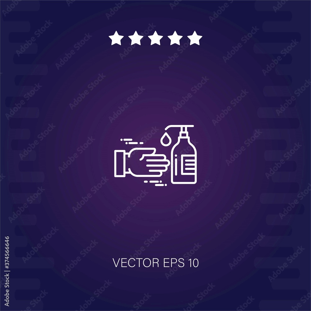 antiseptic vector icon modern illustrator antiseptic vector icon modern illustrator