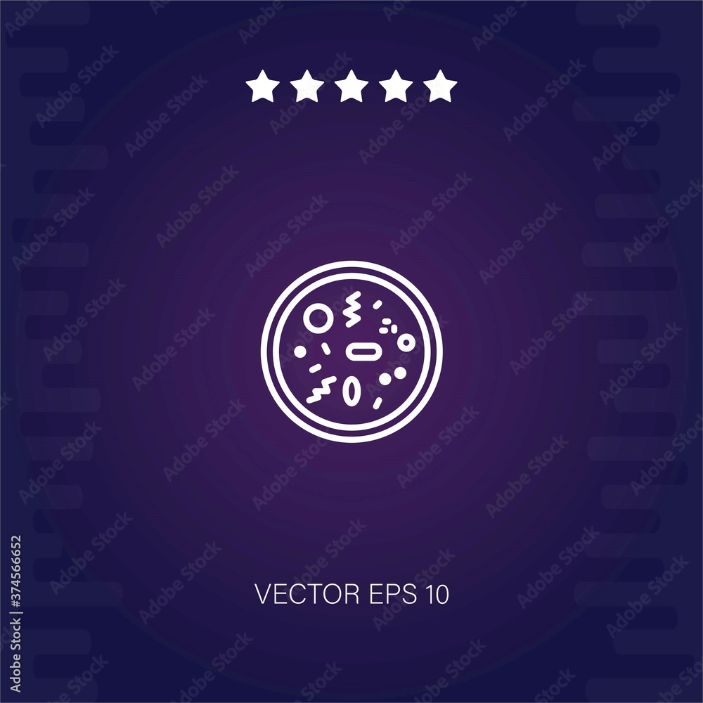 bacteria vector icon modern illustrator bacteria vector icon modern illustrator