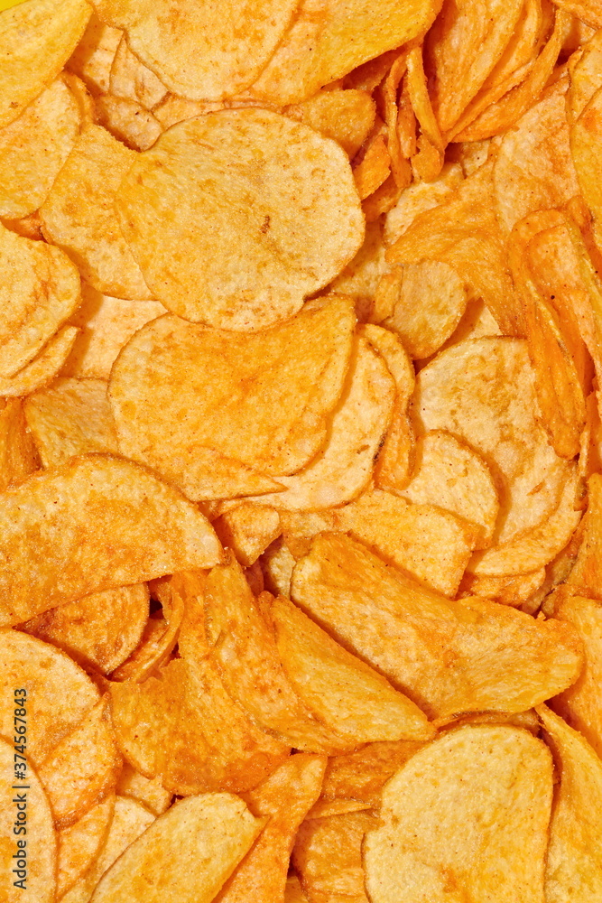 close up of corn chips