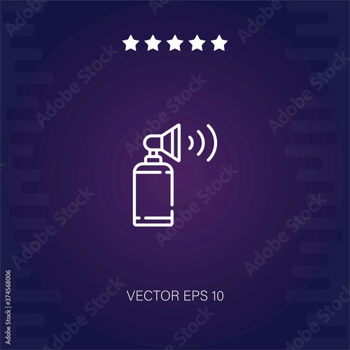 air horn vector icon modern illustration