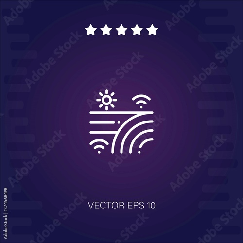 smart farm   vector icon modern illustration